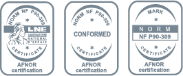 AFNOR certificaat - prestigieuze onderscheiding
